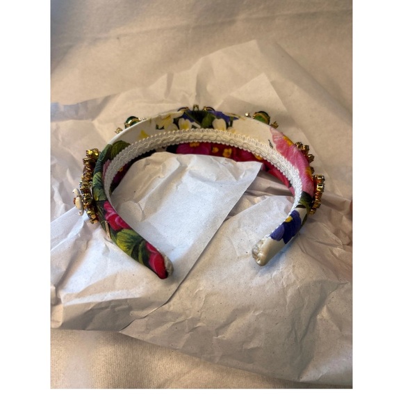Dolce & Gabbana Multicolor Floral Headband - Picture 3 of 5